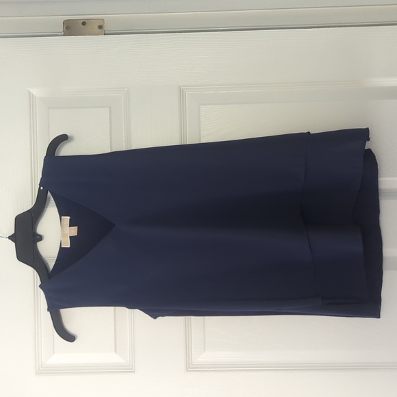 Michael Michael Kors Layered Look Tank Navy Blue twofer - Picture 1 of 10